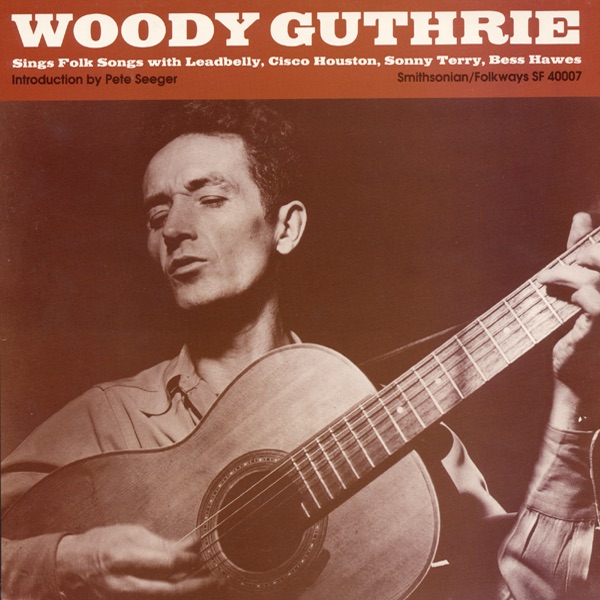 Woody Guthrie Sings Folk Songs album cover