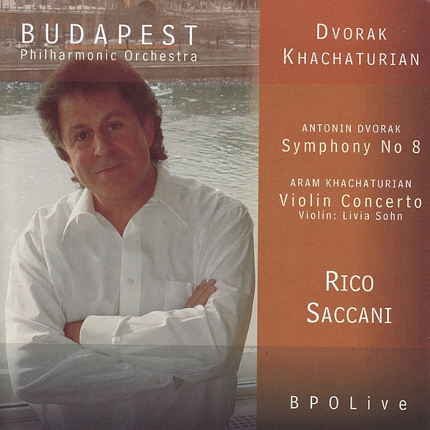Dvořák: Symphony No. 8 - Khachaturian: Violin Concerto album cover