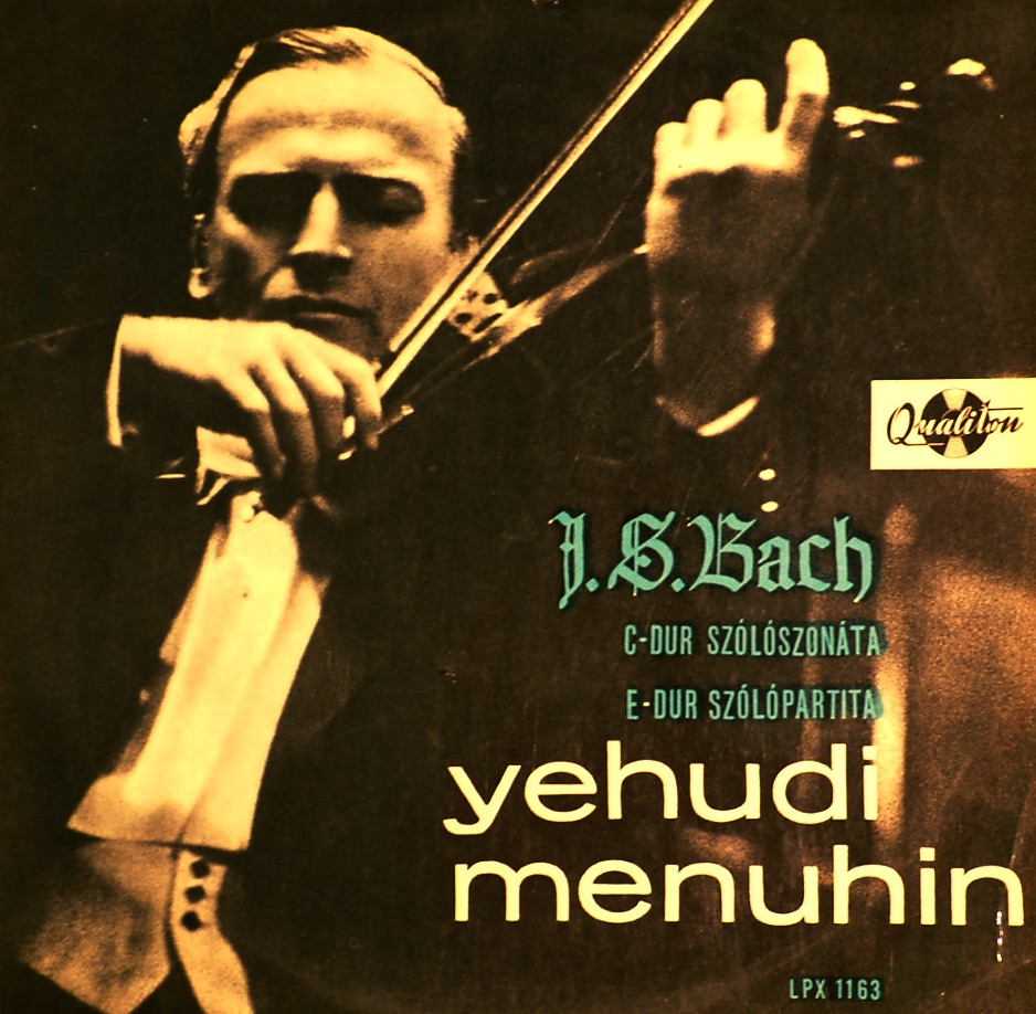 C-dúr szólószonáta, E-dúr partita album cover