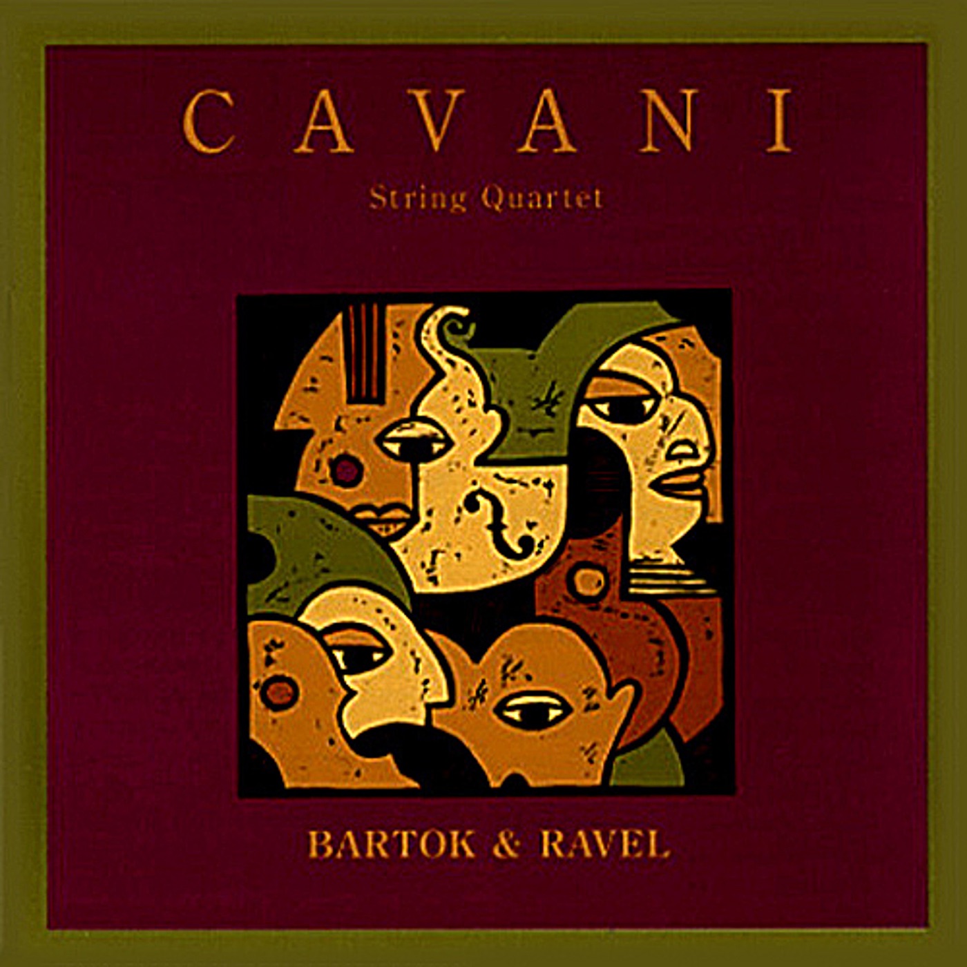 Ravel: String Quartet in F Major - Bartok: String Quartet No. 4 album cover