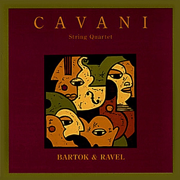 Ravel: String Quartet in F Major - Bartok: String Quartet No. 4 album cover