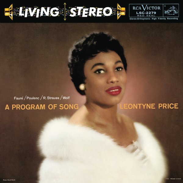 Leontyne Price - A Program of Song album cover