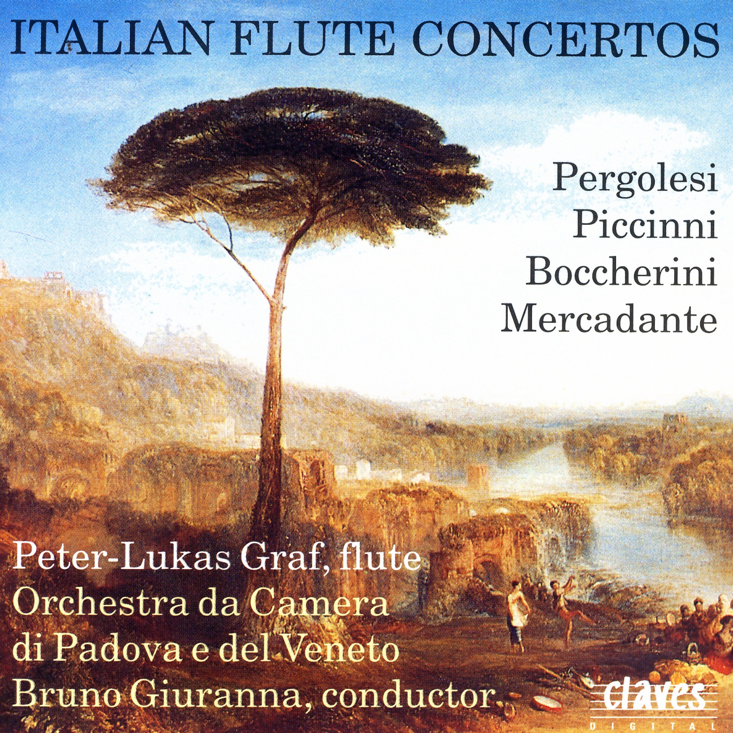 Italian Flute Concertos album cover