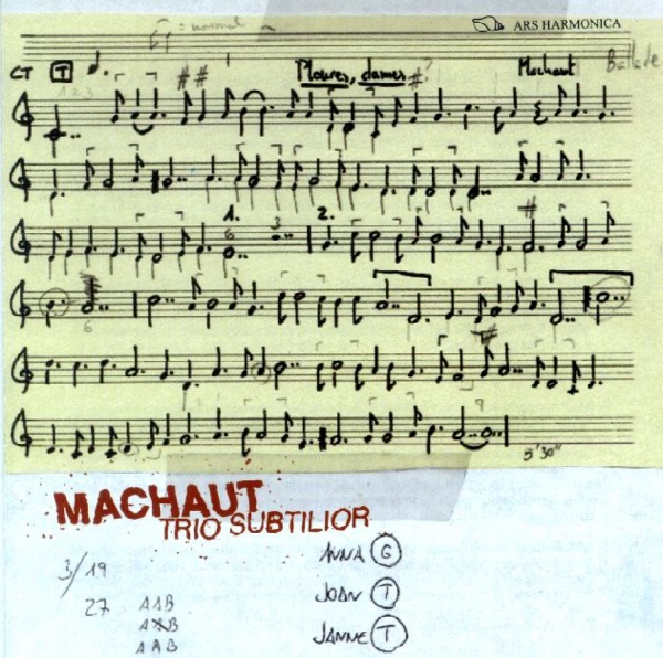 Machaut: Dix et Sept, Cinq album cover