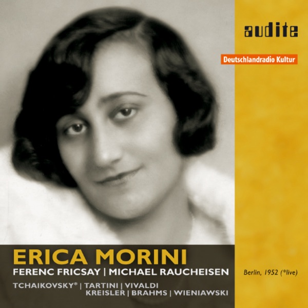 Erica Morini Plays Tchaikovsky, Tartini, Vivaldi, Kreisler, Brahms and Wieniawski (Erica Morini, Fer album cover