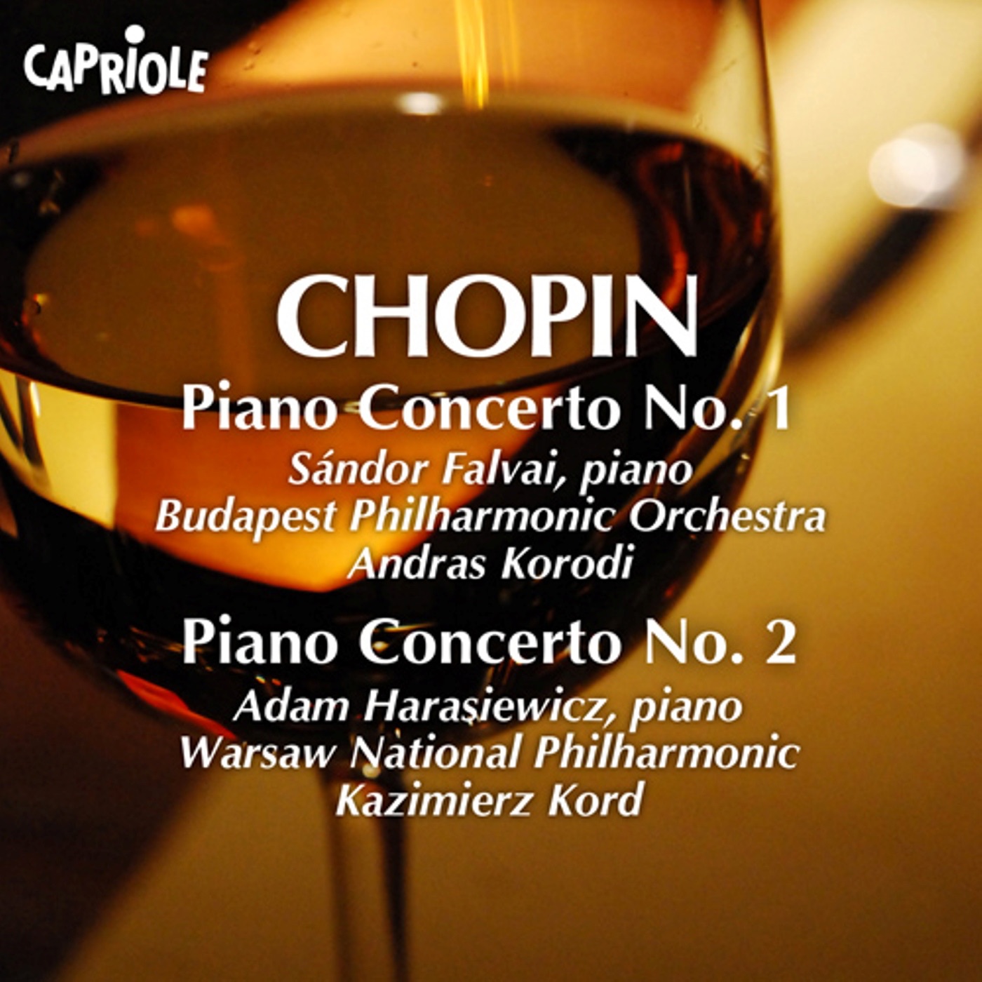 Chopin, F.: Piano Concertos Nos. 1 and 2 album cover