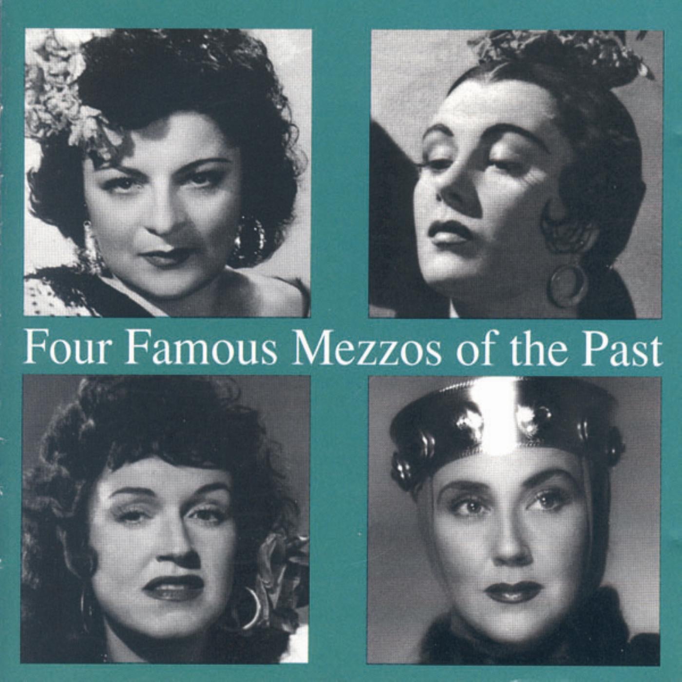 Four Famous Mezzos of the Past album cover