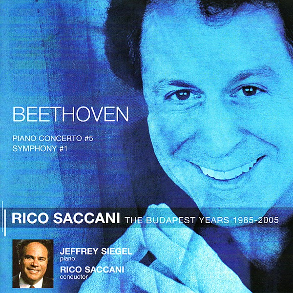 Beethoven: Piano Concerto No. 5, Symphony No. 1 album cover
