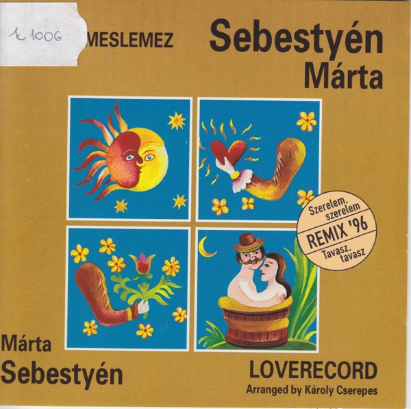 Szerelmeslemez - Loverecord album cover