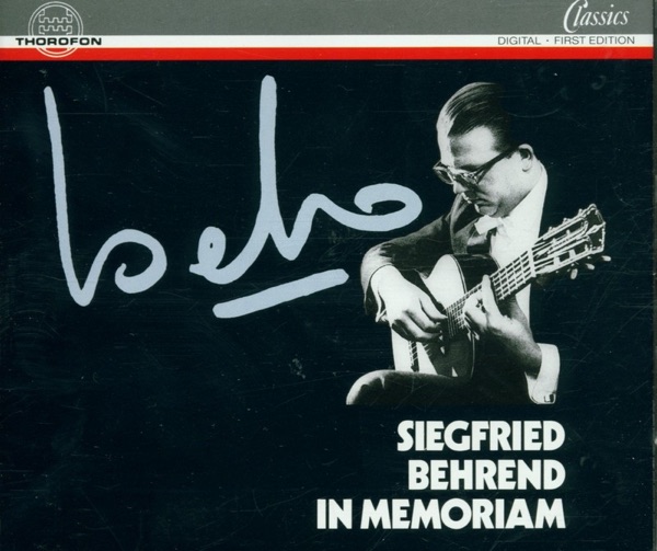 Siegfried Berend In Memoriam album cover