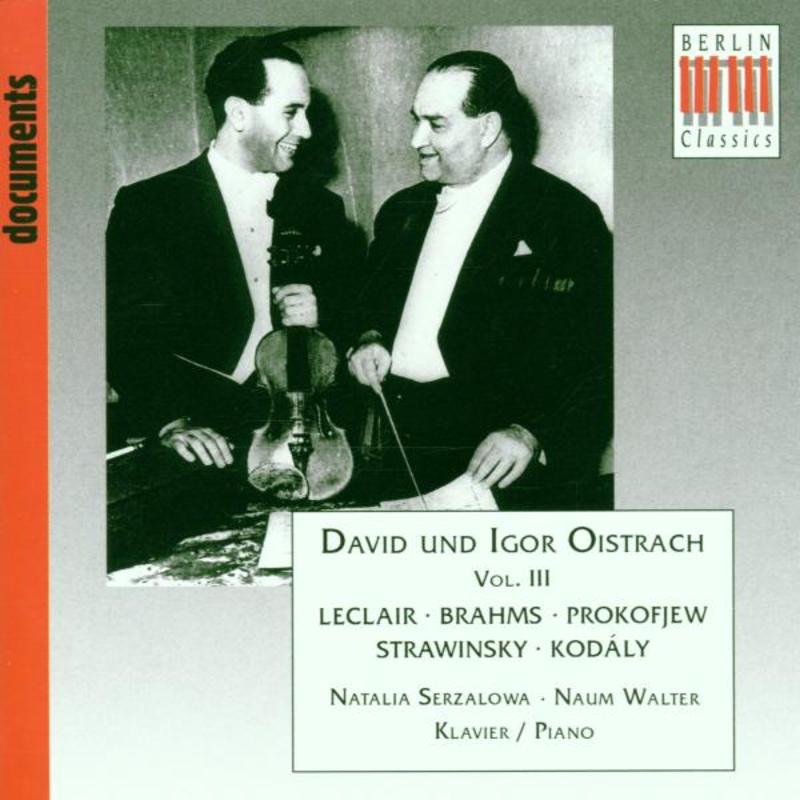 Violin Recital: David & Igor Oistrach album cover