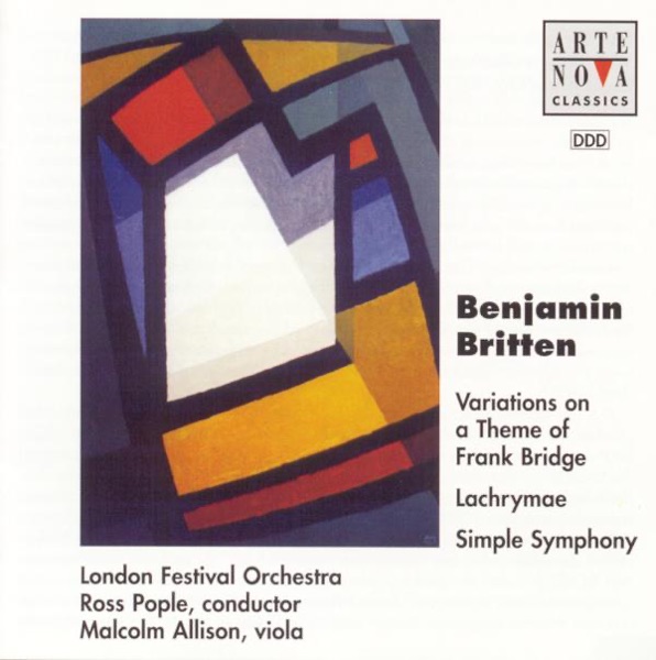 Britten: Simple Symphony, Op. 1 - Lachrymae, Op. 48 album cover
