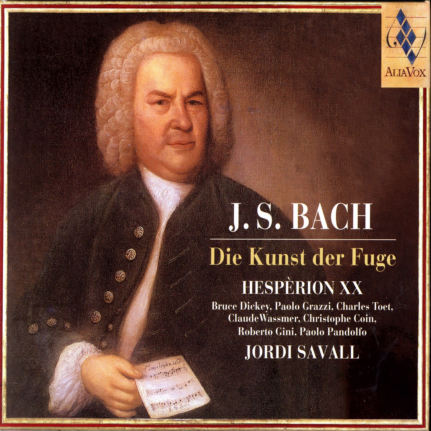 J.S. Bach: Die Kunst Der Fuge album cover