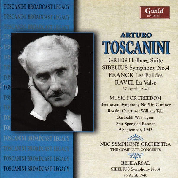 TOSCANINI - Grieg - Sibelius - Franck - Ravel - 1940 album cover