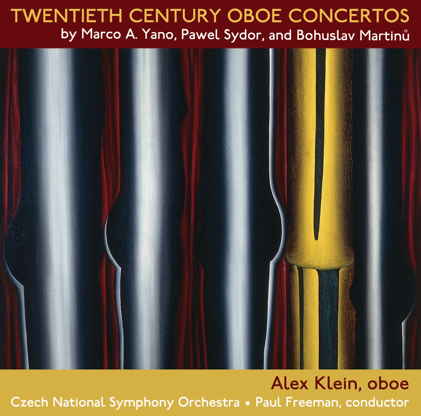 Twentieth Century Oboe Concertos album cover