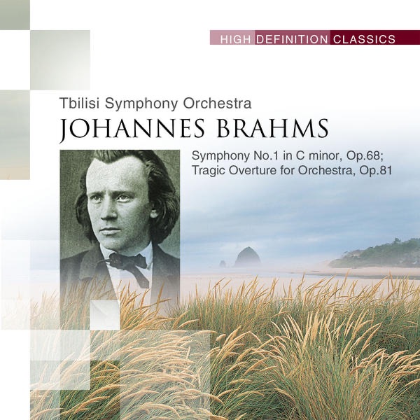 Symphony No.1 in C minor, Op.68; Tragic Overture for Orchestra, Op.81 album cover