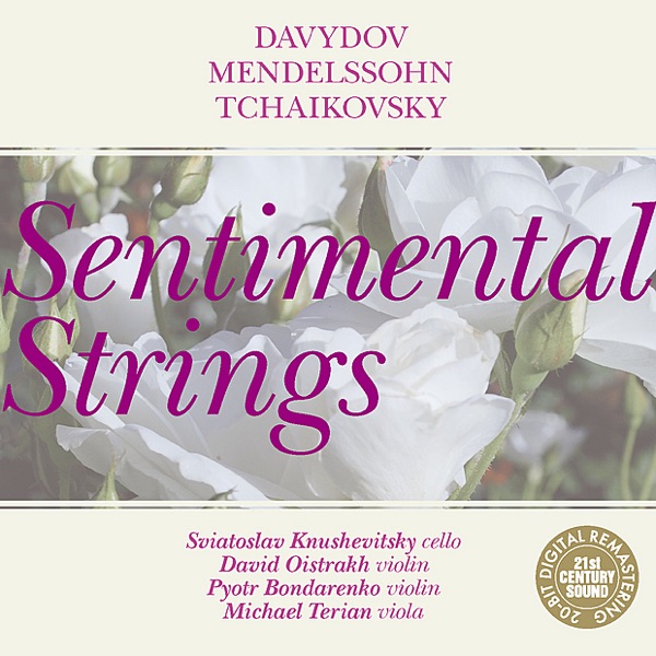 Mendelssohn, Tchaikovsky & Davydov: Sentimental Strings album cover