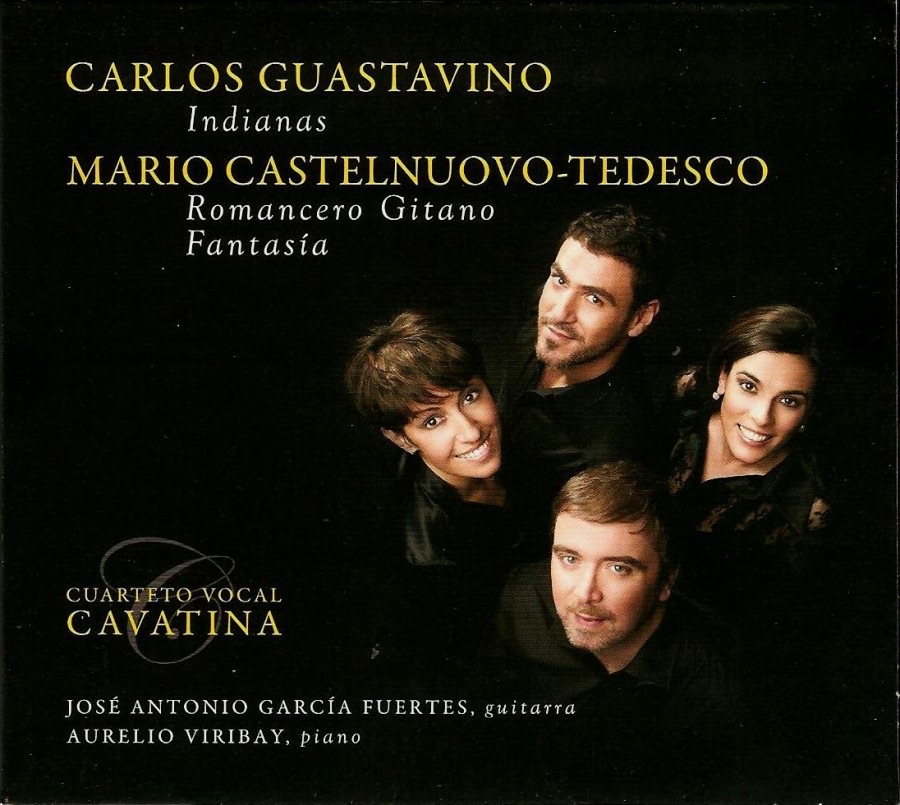 Gustavino: Indianas - Castelnuovo-Tedesco: Romancero Gitano & Fantasia album cover