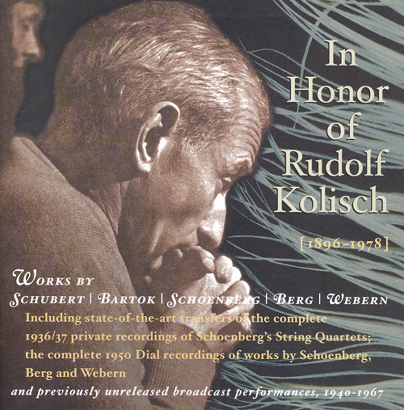 Violin Recital: Kolisch, Rudolf - Schubert, F. - Bartok, B. - Schoenberg, A. - Berg, A. - Webern, A. album cover