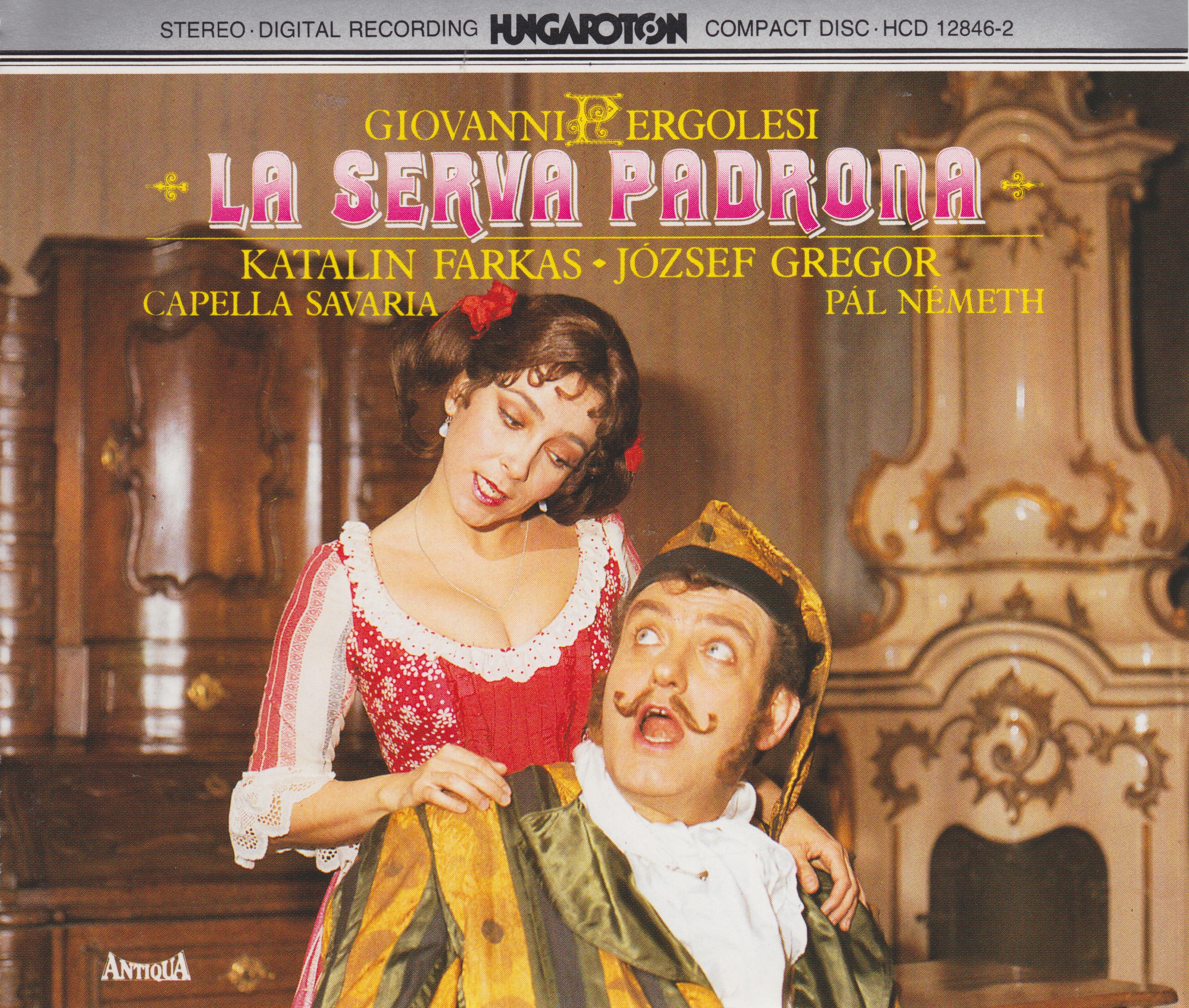 Pergolesi: La Serva Padrona (The Servant as Mistress) album cover