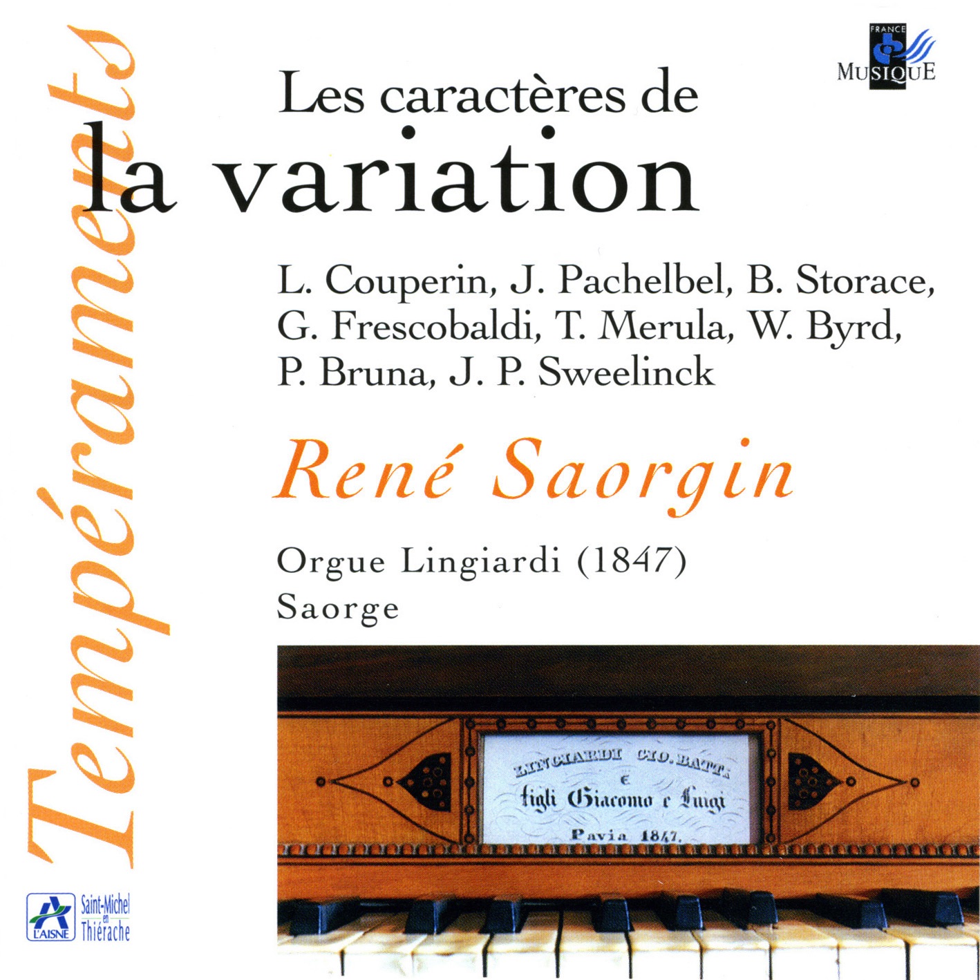 Les Caractères de la Variation (Orgue Lingiardi, Saorge) album cover