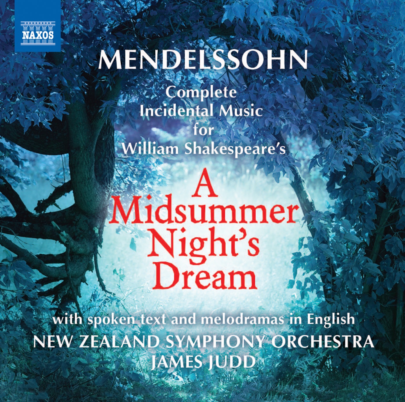 Mendelssohn: A Midsummer Night's Dream (with spoken text and melodramas in English) album cover