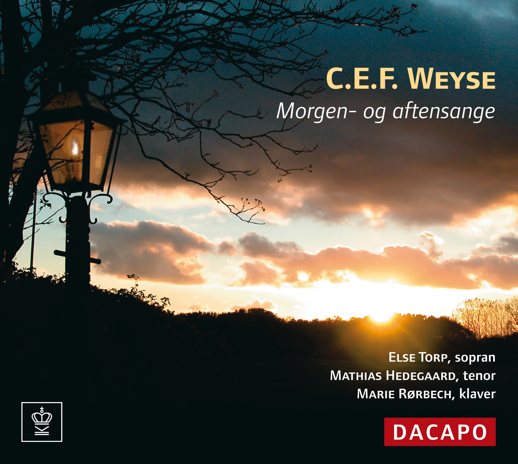 Weyse: Morgen- Og Aftensange (Morning and Evening Songs) album cover