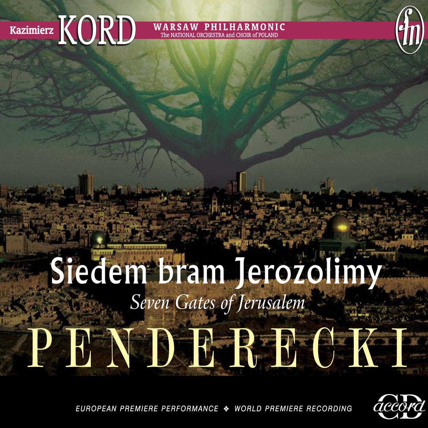 Penderecki, K.: Symphony No. 7 album cover