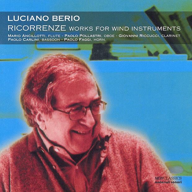 Luciano Berio: Ricorrenze - Works for Wind Instruments album cover
