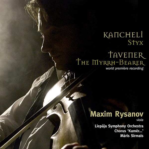Kancheli: Styx - Tavener: The Myrrh-Bearer album cover