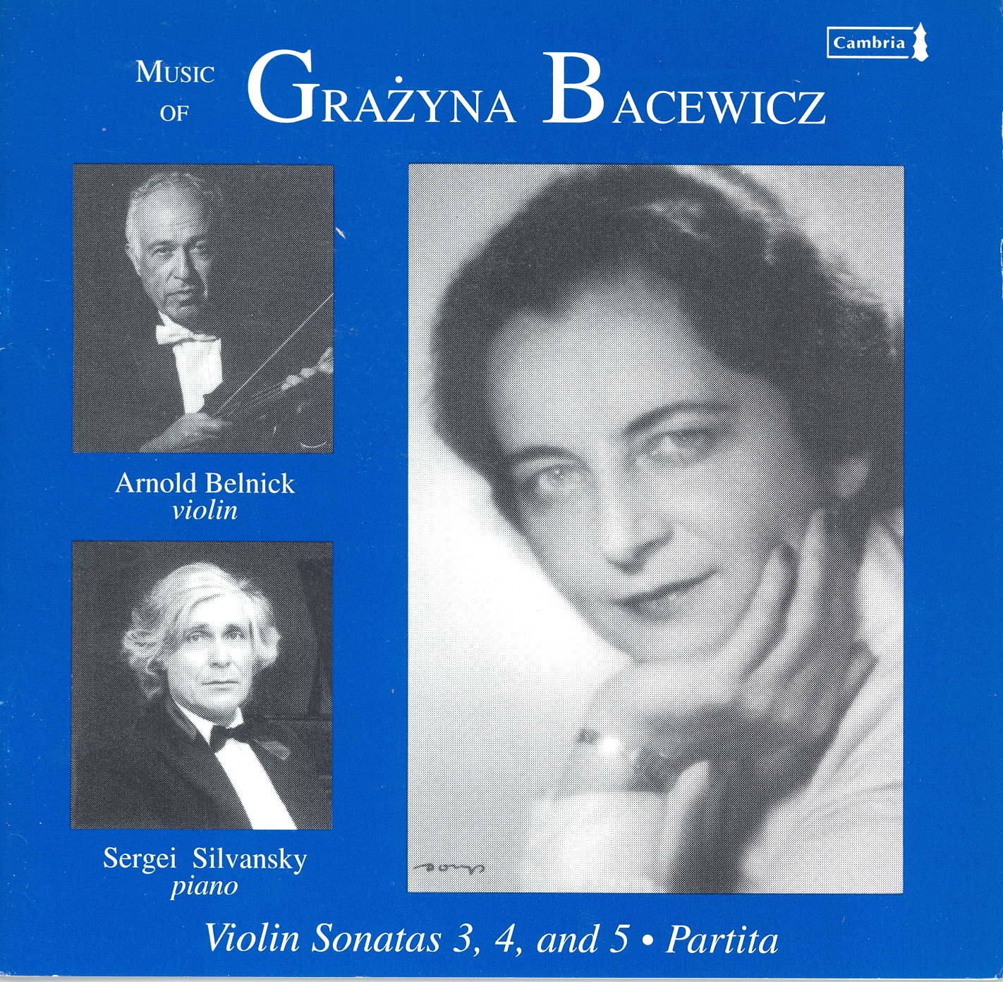 Bacewicz: Violin Sonatas Nos. 3-5 & Partita album cover
