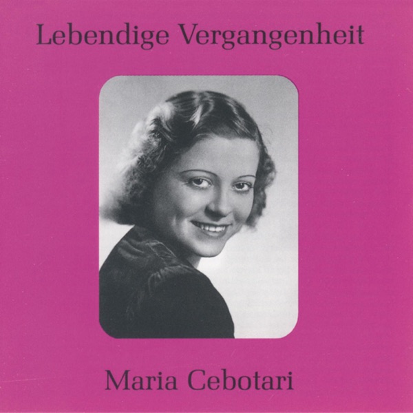 Lebendige Vergangenheit - Maria Cebotari album cover