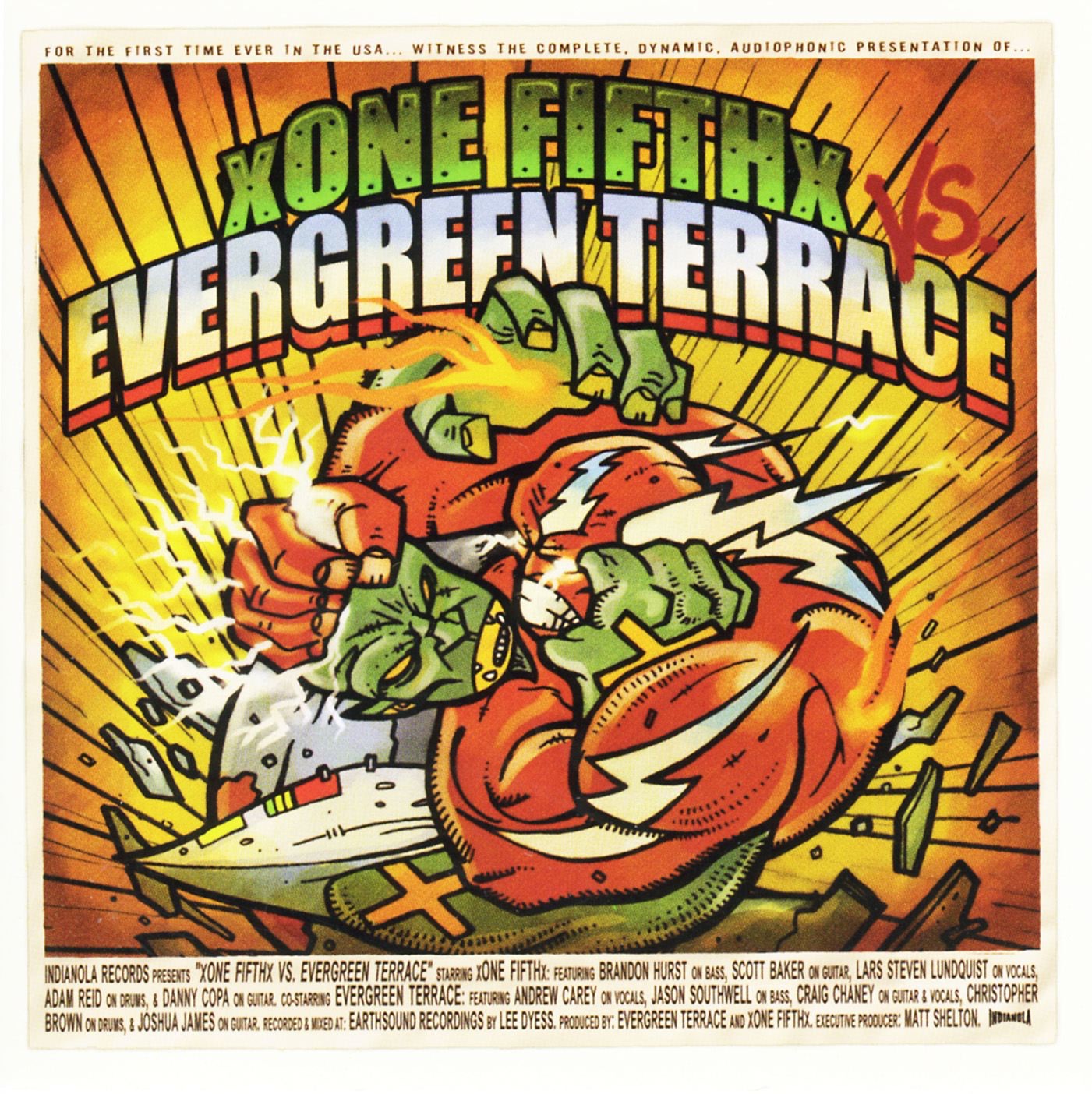xOne Fifthx vs. Evergreen Terrace album cover