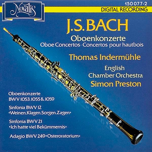 Bach: Oboe Concertos album cover