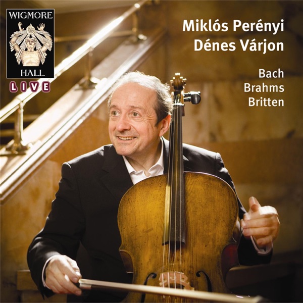 Miklós Perényi and Dénes Várjon Play Bach, Brahms & Britten album cover