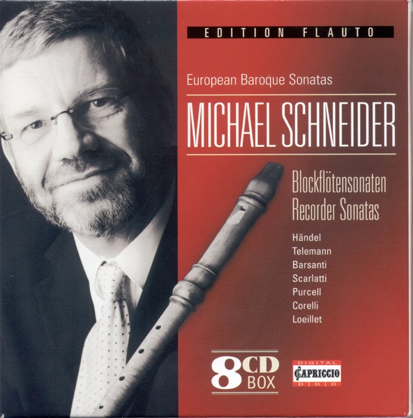Recorder Recital: Schneider, Michael - Handel, G.F. - Telemann, G.P. - Barsanti, F. - Scarlatti, A.  album cover