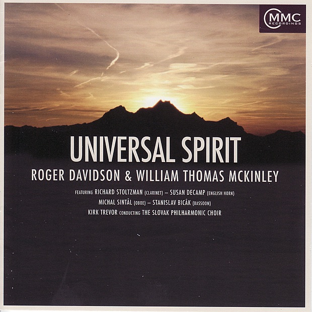 Roger Davidson & William Thomas McKinley: Universal Spirit album cover