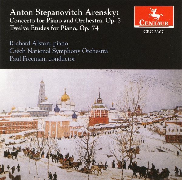 Arensky, A.S.: Piano Concerto in F Minor - 12 Etudes album cover