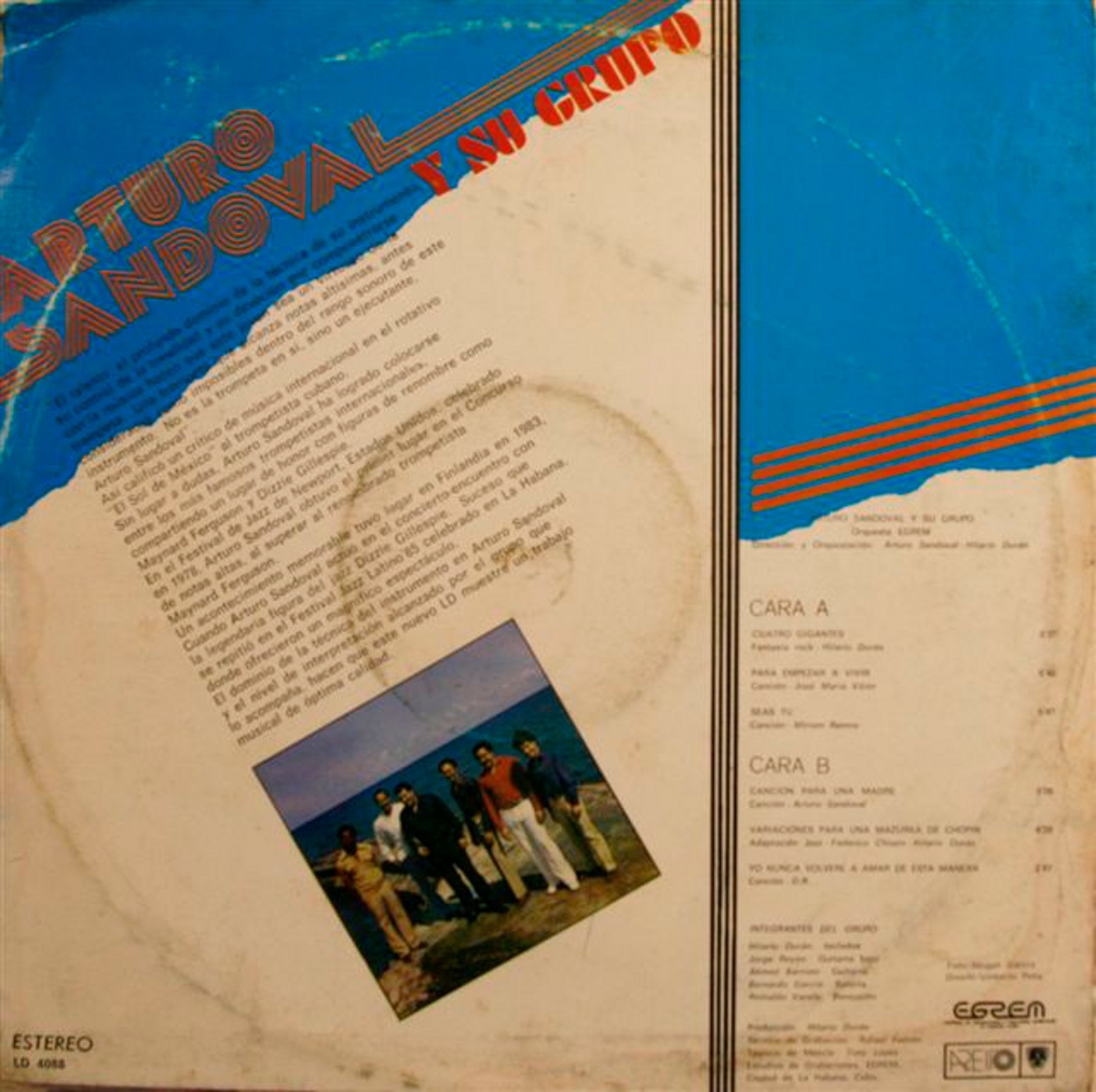 Arturo Sandoval album cover