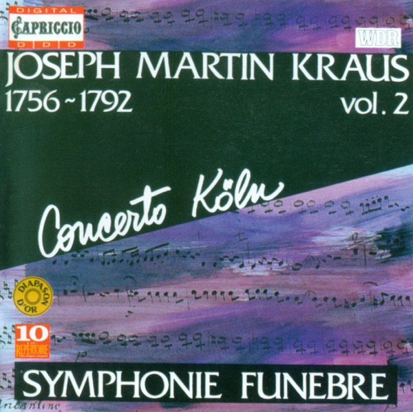 Krais, J.M.: Symphonies, Vol. 2 album cover
