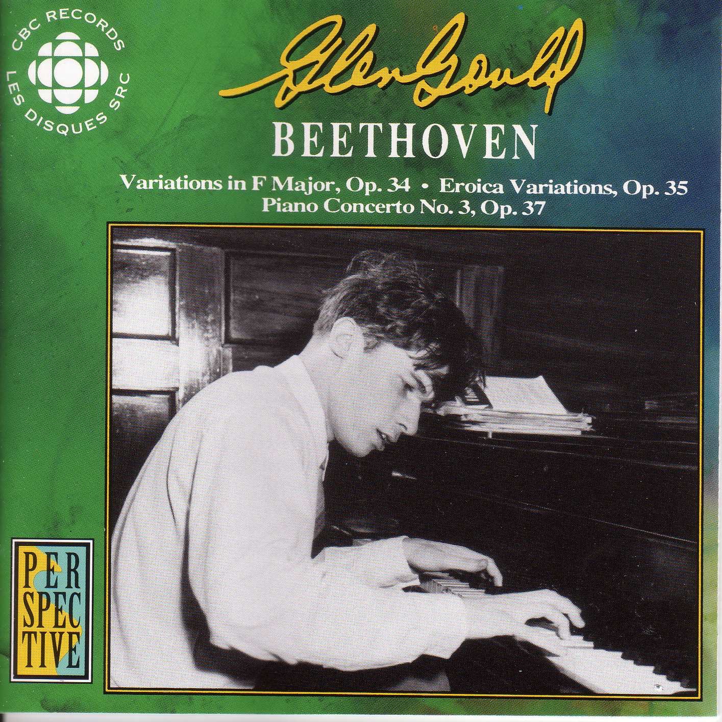Gould, Glenn: Original Cbc Broadcasts - Beethoven album cover