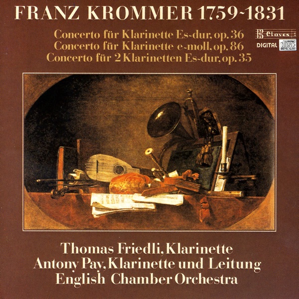 Krommer: Clarinet Concertos album cover