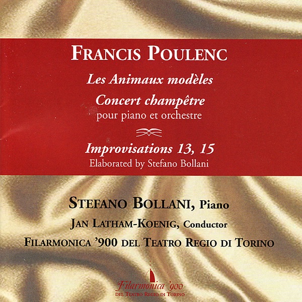 Poulenc: Les Animaux Modèles, Concert Champêtre Pour Piano Et Orchestre & Improvisations 13, 15 album cover