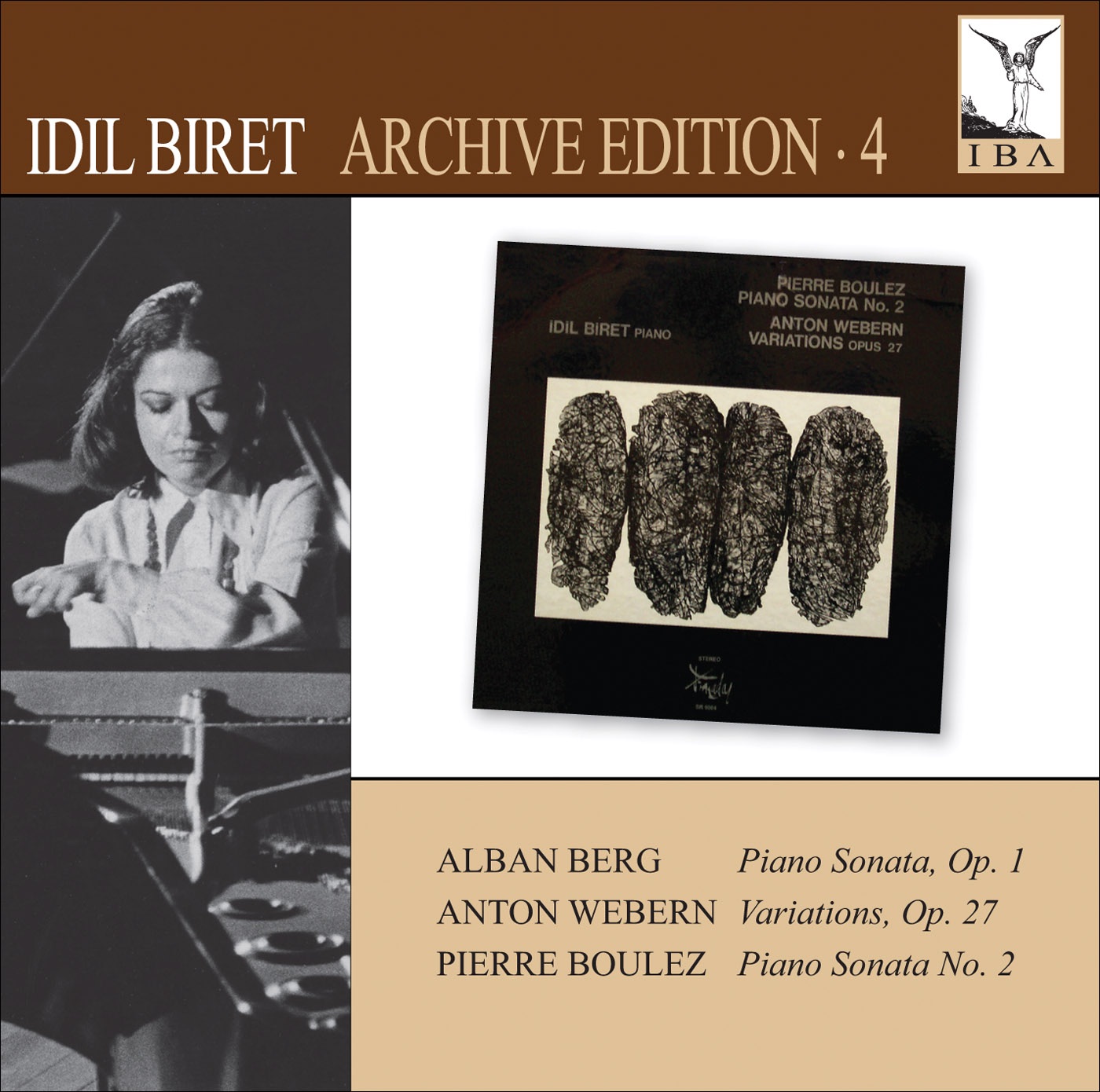 BERG: Piano Sonata No. 1 - WEBERN: Variations - BOULEZ: Piano Sonata No. 2 album cover