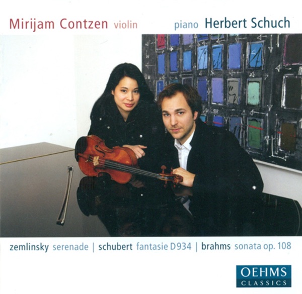 Zemlinsky, A. Von: Serenade in A Major - Brahms, J.: Violin Sonata No. 3 - Schubert, F.: Fantasy, Op album cover