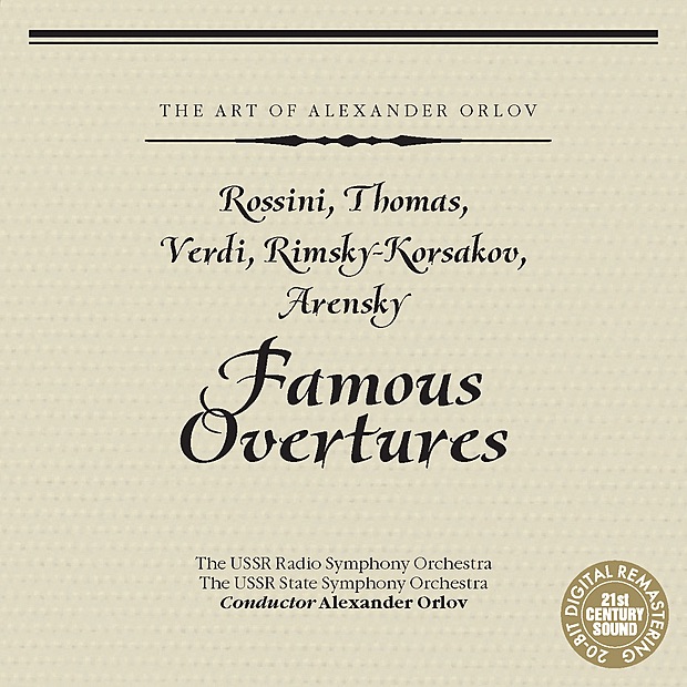 Famous Overtures - Alexander Orlov album cover
