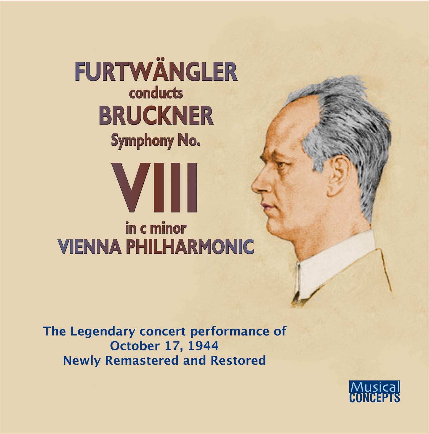 Furtwängler Conducts Bruckner Symphony no 8 album cover