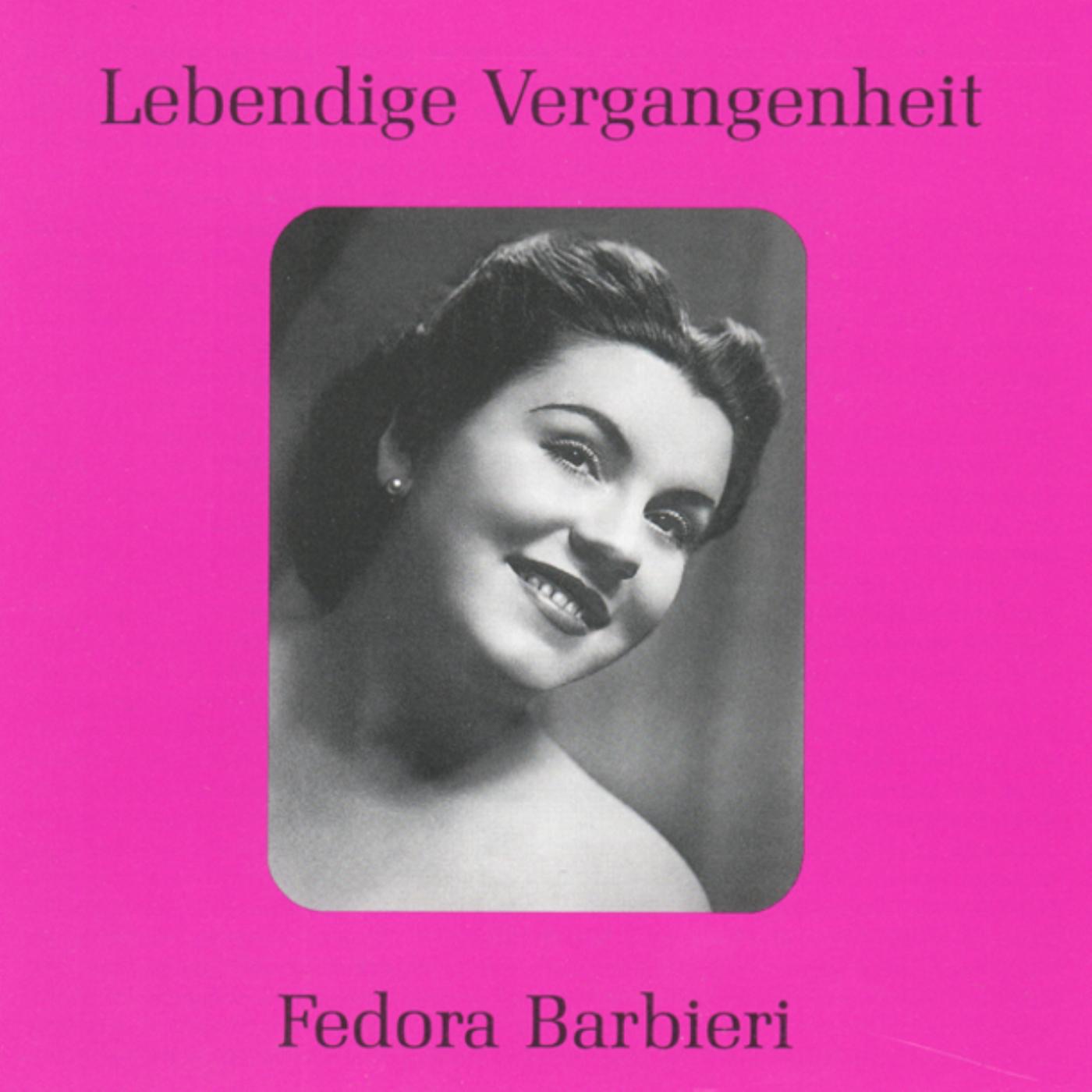 Lebendige Vergangenheit - Fedora Barbieri album cover