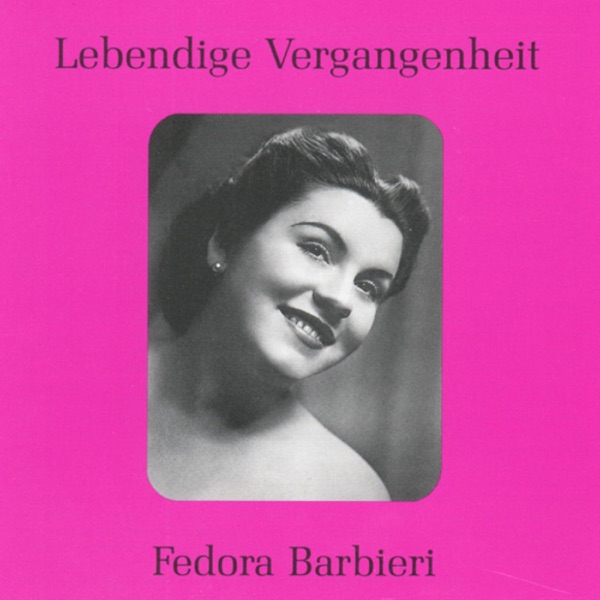 Lebendige Vergangenheit - Fedora Barbieri album cover