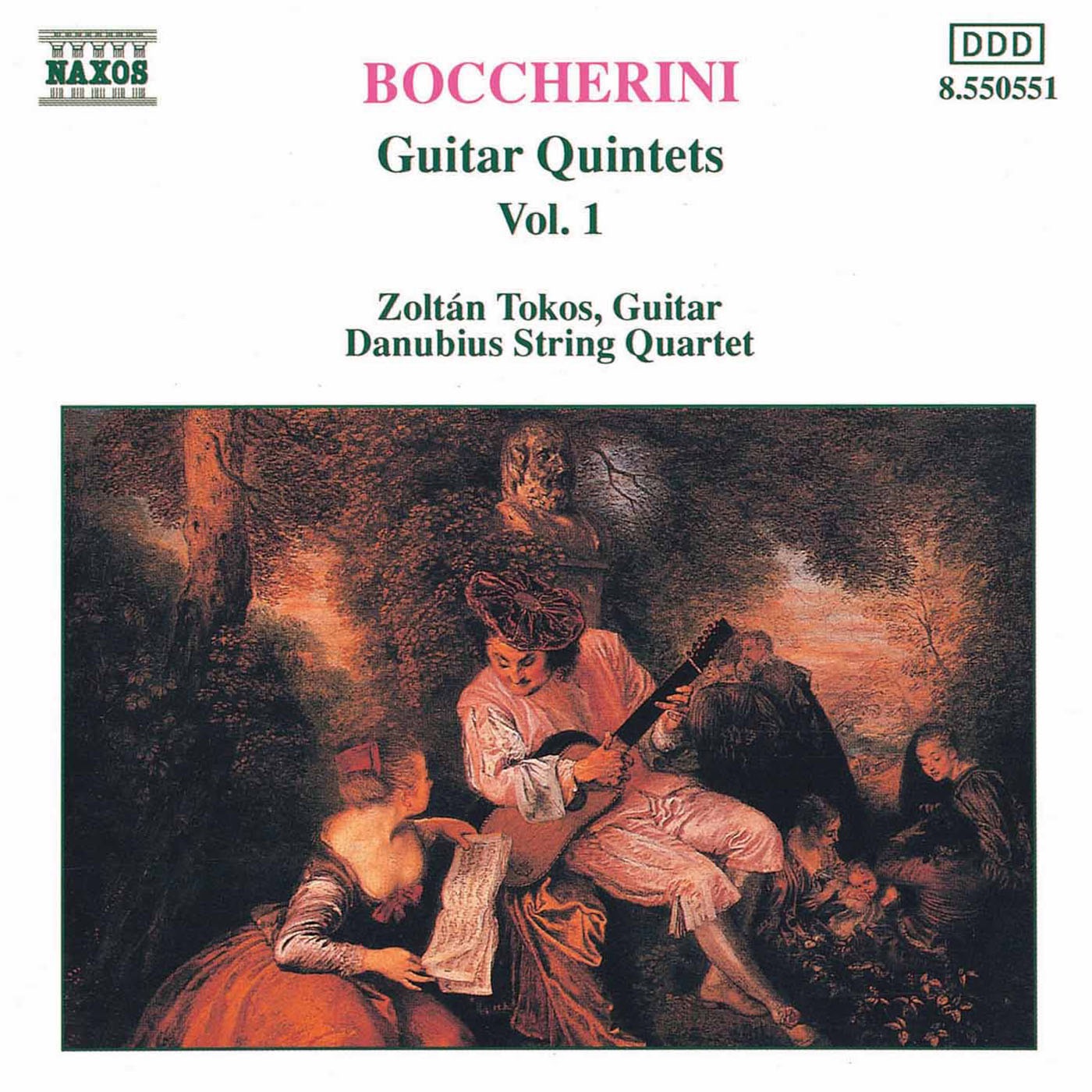 Boccherini: Guitar Quintets, Vol. 1 album cover